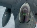 F-16 pilots, KC-135 crews team for mid-air refueling training